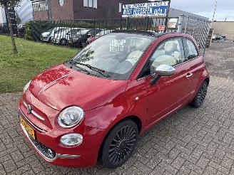 damaged passenger cars Fiat 500C 0.9 CABRIO TURBO LOUNGE LICHTE SCHADE! BOUWJAAR 2016  5900 EURO 2016/3
