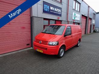 krockskadad bil bedrijf Volkswagen Transporter 2.0 TDI L1H1 T800 Baseline DC Budgetline 2011/1