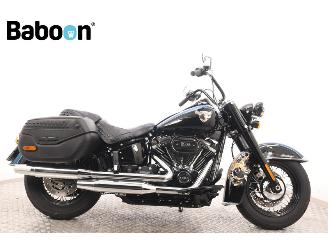 krockskadad bil motor Harley-Davidson  FLHCS Softail Heritage Classic 115 Anniversary 2018/4