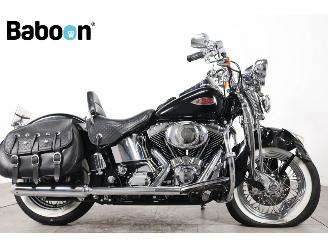 damaged motor cycles Harley-Davidson  FLSTS Heritage Springer 2001/5