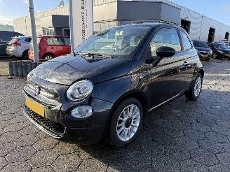 damaged passenger cars Fiat 500 0.9 TwinAir Turbo Popstar 2017/4