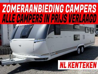 damaged caravans Hobby  Prestige 720 2025/6