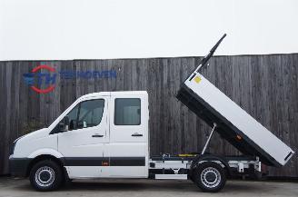Unfallwagen Volkswagen Crafter 2.0 TDi Kieper/kipper Dubbele Cabine Airco 7-Persoons 80KW Euro 5 2016/2