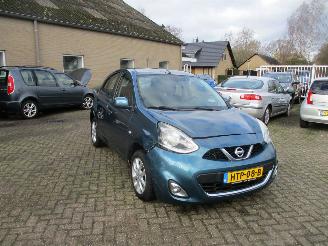 damaged passenger cars Nissan Micra 1.2 DIG-S Visia 2014/11
