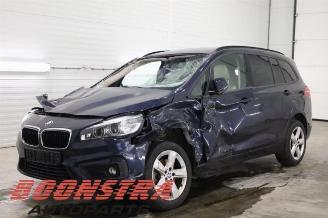 Démontage voiture BMW 2-serie 2 serie Gran Tourer (F46), MPV, 2014 218i 1.5 TwinPower Turbo 12V 2017/6