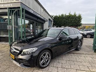 krockskadad bil auto Mercedes C-klasse C180 Estate Automaat AMG-line 2018/9