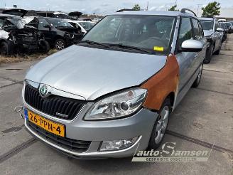 Vrakbiler auto Skoda Fabia Fabia II Combi, Combi 5-drs, 2007 / 2014 1.2 TDI 12V Greenline 2011/3