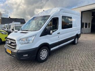 skadebil bedrijf Ford Transit 350 2.0 TDCI 96KW L3H2 DC AIRCO KLIMA 2021/2
