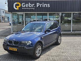 Unfallwagen BMW X3 3.0i xDrive 24V SUV  Benzine 2.979cc 170kW (231pk) 4x4 2003-09/2006-07 (PA91; PA92; PA93) M54B30; 306S3 2004/5