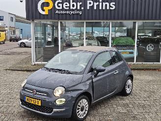 krockskadad bil auto Fiat 500 1.2 Hatchback  Benzine 1.242cc 51kW (69pk) FWD 2018/10