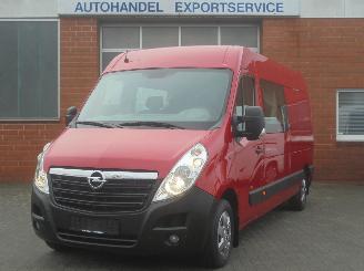 krockskadad bil bedrijf Opel Movano Maxi XL D.C. Dubbel cabine, 140pk Euro6, Airco, Navi, Camera 2017/1