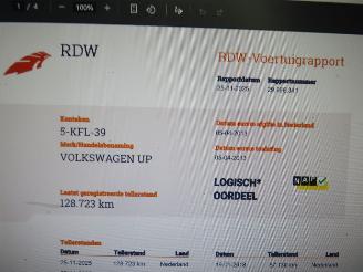 Volkswagen Up! 1.0  128.000km nap Airco 5Drs Move Up [ nieuwstaat  2013 picture 4