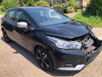 krockskadad bil auto Nissan Micra 1.0 acenta 2018/5