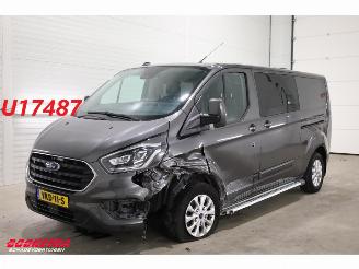 skadebil bedrijf Ford Transit Custom 2.0 TDCI 170 PK Aut. L2-H1 DoKa Leder ACC SHZ Camera AHK 2021/4