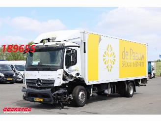 Vaurioauto  trucks Mercedes Antos 2124 Koffer 8.60 Meter!! LBW Euro 6 2017/11