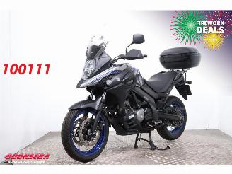 dommages motocyclettes  Suzuki DL 650 V-Strom ABS Topkoffer 23.650 km! 2021/7