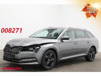 krockskadad bil auto Skoda Superb Combi 2.0 TDI 200 PK DSG 4X4 LED ACC Memory Virtual SHZ 2023/8
