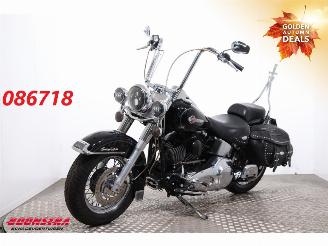 damaged motor cycles Harley-Davidson  FLSTC Softail Heritage LED 2004/1