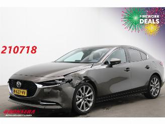 Vaurioauto  passenger cars Mazda 3 2.0 e-SkyActiv-X M Hybrid 186 Luxury LED ACC Bose HUD Memory LRHZ 2022/2