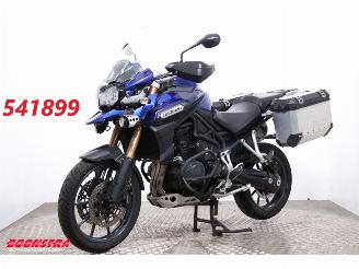 krockskadad bil motor Triumph Tiger 1200 Explorer ABS 1215 Cruise 2X Koffer 2014/5