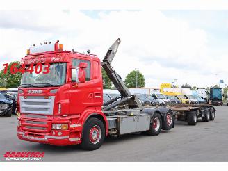 damaged trucks Scania R R480 Joab + Kelberg 6X2 Anhänger 2007/4