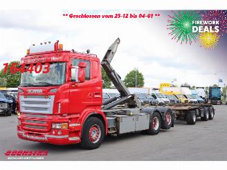 dommages camions /poids lourds Scania R R480 Joab + Kelberg 6X2 Anhänger 2007/4