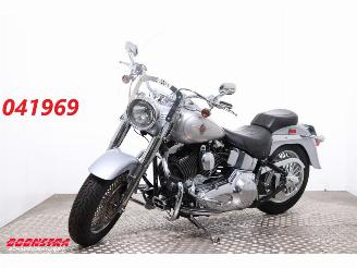 damaged motor cycles Harley-Davidson  FLSTC Fat Boy Vance & Hines 5.551 Mijl! 2002/1