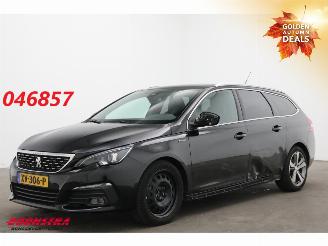 Vrakbiler auto Peugeot 308 SW 1.2 PT GT-line Pano Navi Clima Cruise Camera 74.860 km! 2019/4