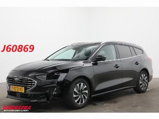 damaged passenger cars Ford Focus 1.0 EcoBoost Hybrid Titanium Navi Clima Cruise Camera LRHZ SHZ 2022/6