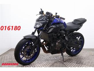 krockskadad bil motor Yamaha MT-07 ABS 2019/10