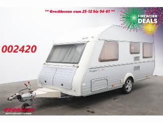 krockskadad bil caravan Kip  Nagivator 44TDB Frans Bed Ringverwarming 2003/6
