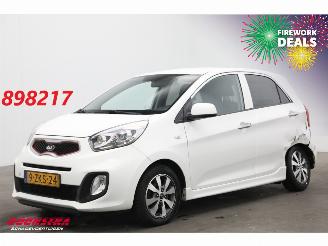 Schadeauto Kia Picanto 1.0 CVVT Plus Pack Leder Clima 35.921 km! 2015/2
