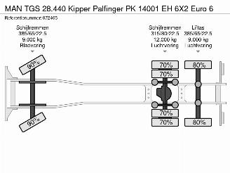 MAN TGS 28.440 Kipper Palfinger PK 14001 EH 6X2 Euro 6 picture 49