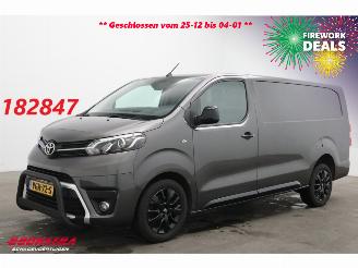 krockskadad bil bedrijf Toyota Proace 2.0 D-4D Aut. 177 PK Black Line Long Leder Navi Clima Cruise PDC AHK 2020/8