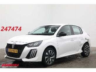 krockskadad bil auto Peugeot e-208 EV Active 51 kWh Apple/Android Navi Clima Cruise PDC 12.375 km! 2024/12