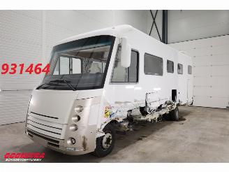 Vaurioauto  campers Niesmann+Bischoff  Flair 800 ILW 70C20 Aut. Lucht Leder Dakairco Solar TV Hefbed 2014/7