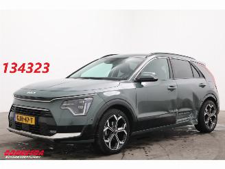 krockskadad bil auto Kia Niro 1.6 GDi Hybrid DynamicLine LED H/K Ventilatie LRHZ Camera AHK 2024/1