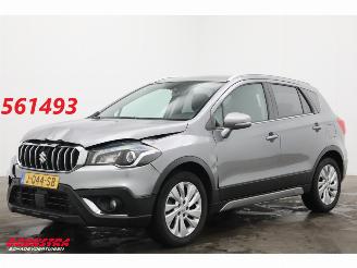 krockskadad bil auto Suzuki S-Cross 1.0 Boosterjet Navi Clima Cruise Camera SHZ PDC 61.700 km! 2017/10