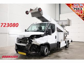 dommages fourgonnettes/vécules utilitaires Iveco Daily 35S14 Böcker LAK-A11 30m ladderlift PTO Airco Cruise 2024/7