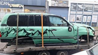 Coche siniestrado Toyota Landcruiser Land Cruiser 100 (J10), Terreinwagen, 1998 / 2008 4.2 TDI 100 24V 2006