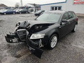 Coche siniestrado Audi A6 4F Zwart LZ9Y Onderdelen Achterklep Deur 2006/11