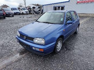 Autoverwertung Volkswagen Golf 3 1.8 Blauw LR5V Onderdelen ADZ Motor 1996/3