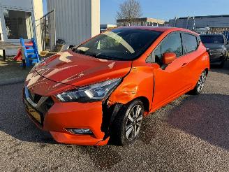 krockskadad bil auto Nissan Micra 0.9 IG-T N-Connecta 2018/4