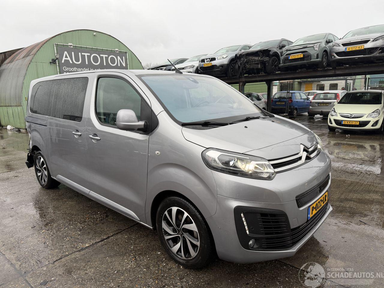 Citroën SpaceTourer e 75 kWh 100KW Lounge XL 8-Pers Pano Clima Navi HUD 2x Schuifdeur  Led Xenon