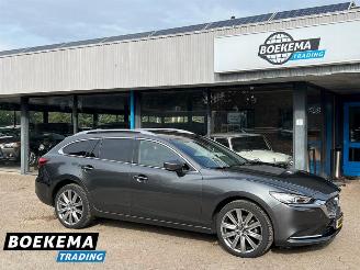 damaged passenger cars Mazda 6 Sportbreak 2.5 SkyActiv-G Aut Keyless HUD Navi Camera Stoelkoel. 2022/9