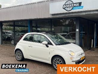 krockskadad bil auto Fiat 500C 1.2 Rock Interscope Airco PDC 2010/4