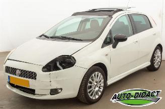 krockskadad bil auto Fiat Grande Punto 1.4 Airco Pano NeroBianco 2010/2