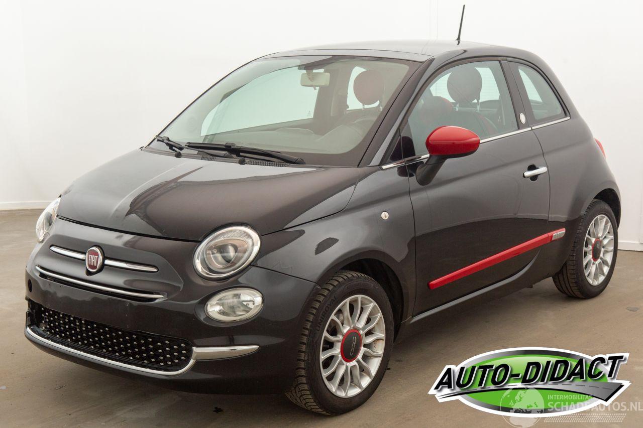 Fiat 500 1.2 Lounge Rosso Amore Edizione Pano 80.237 km Airco