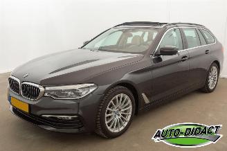 skadebil auto BMW 5-serie 520i Automaat Pano High Executive Edition 2019/6
