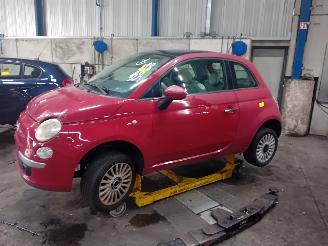 Coche siniestrado Fiat 500 500 (312) Hatchback 1.2 69 (169.A.4000) [51kW]  (10-2007/...) 2012